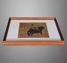 张家口书画装裱配框服务案例